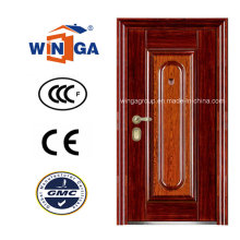 Puerta de acero inoxidable del hierro del mejor precio de la seguridad del precio (WS-84)